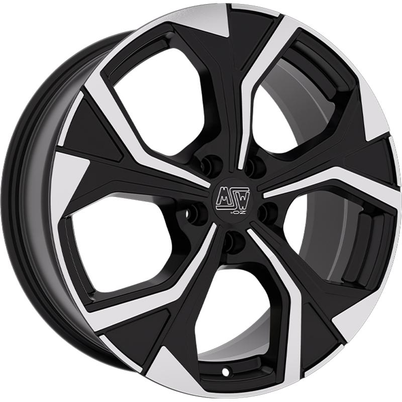 Cerchio MSW Msw 43 Gloss Black Full Polished 5 fori 20\" 8.5X20 ET45 5x112