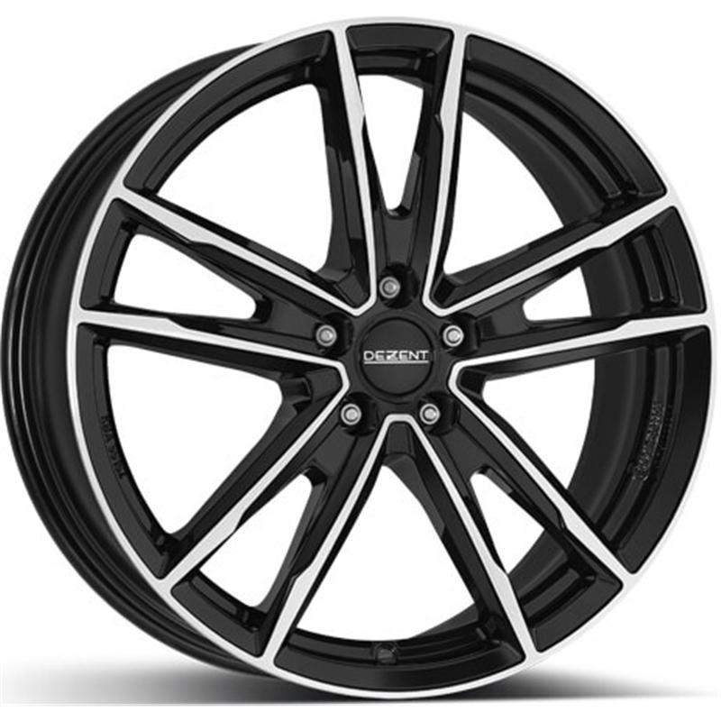 Cerchio DEZENT Kf Black Mirror 5 fori 18\" 7.5X18 ET25 5x112