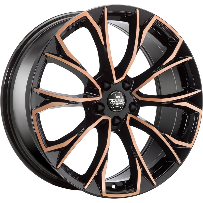 Cerchio ARCASTING Century Black Copper 5 fori 20\" 8.5X20 ET30 5x112