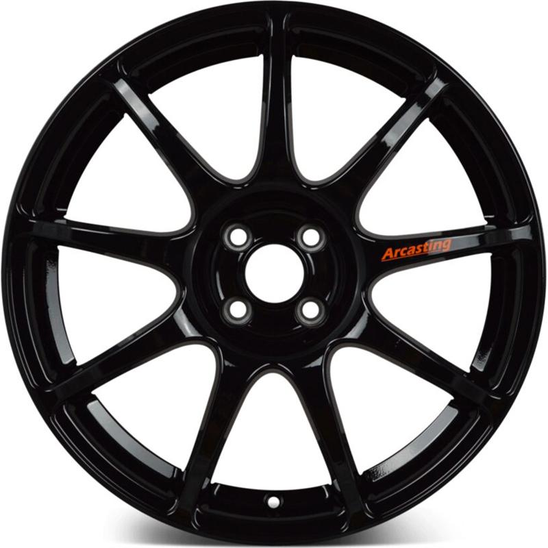 Cerchio ARCASTING Excalibur Glossy Black 5 fori 17\" 7X17 ET42 5x108