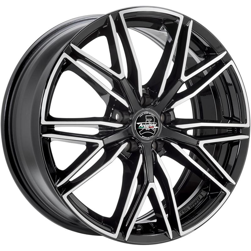 Cerchio ARCASTING Predator Black Polished 5 fori 19\" 8X19 ET43 5x114.3