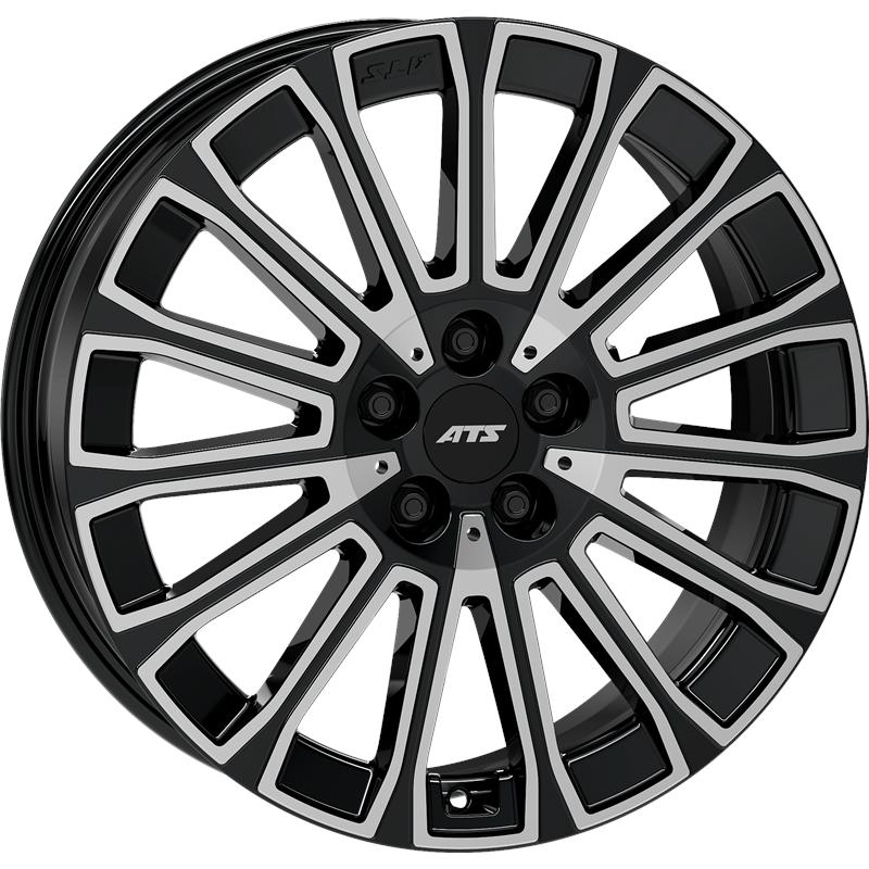 Cerchio ATS Obsession Diamant Schwarz Frontpoliert 5 fori 18\" 7.5X18 ET40.1 5x112