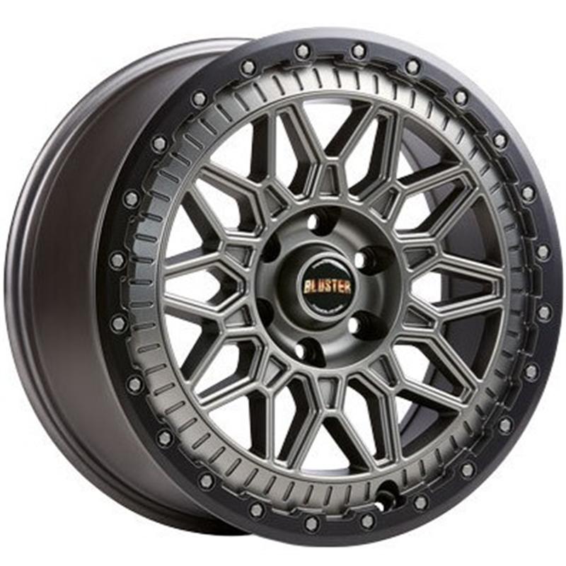 Cerchio FONDMETAL Bluster Matt Titanium Black Lip 5 fori 17\" 8.5X17 ET37 5x127
