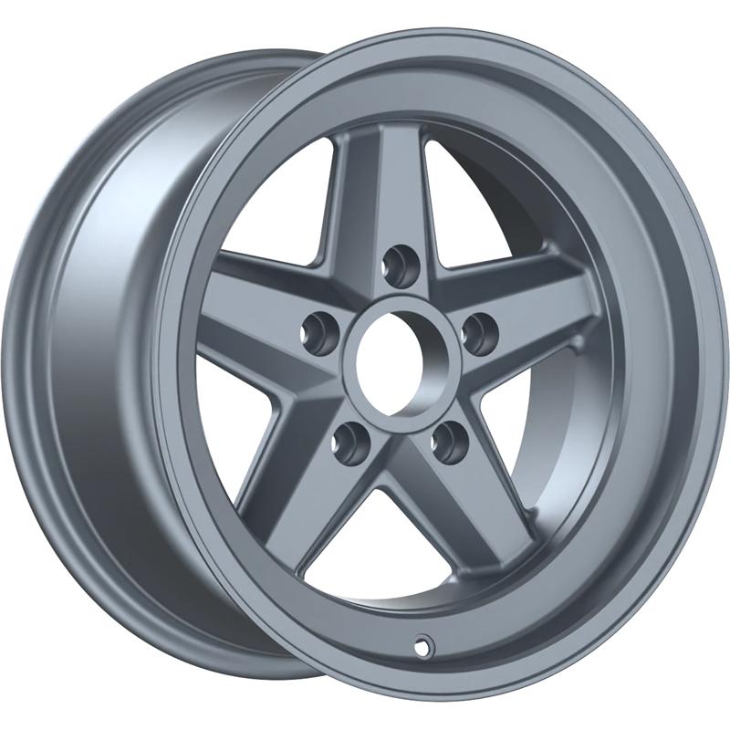 Cerchio FONDMETAL Nos16 Matt Silver 5 fori 16\" 7X16 ET23.3 5x130