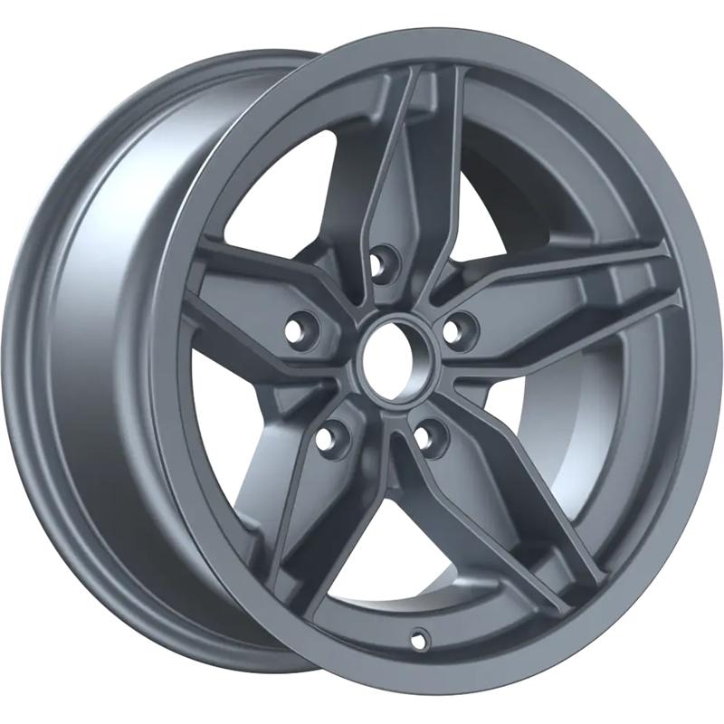 Cerchi in Lega FONDMETAL Str16 Matt Silver 5 fori 16\" 8X16 ET-2.3 5x108