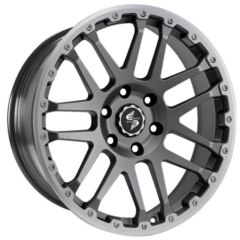 Cerchio ETA BETA Combat cv Matt Anthracite Lip cap Polish 6 fori 20\" 9X20 ET40 6x114.3