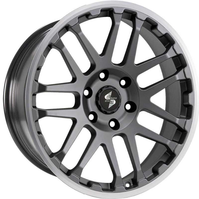 Cerchi in Lega ETA BETA Combat Matt Anthracite Lip Polish 6 fori 18\" 8X18 ET45 6x120