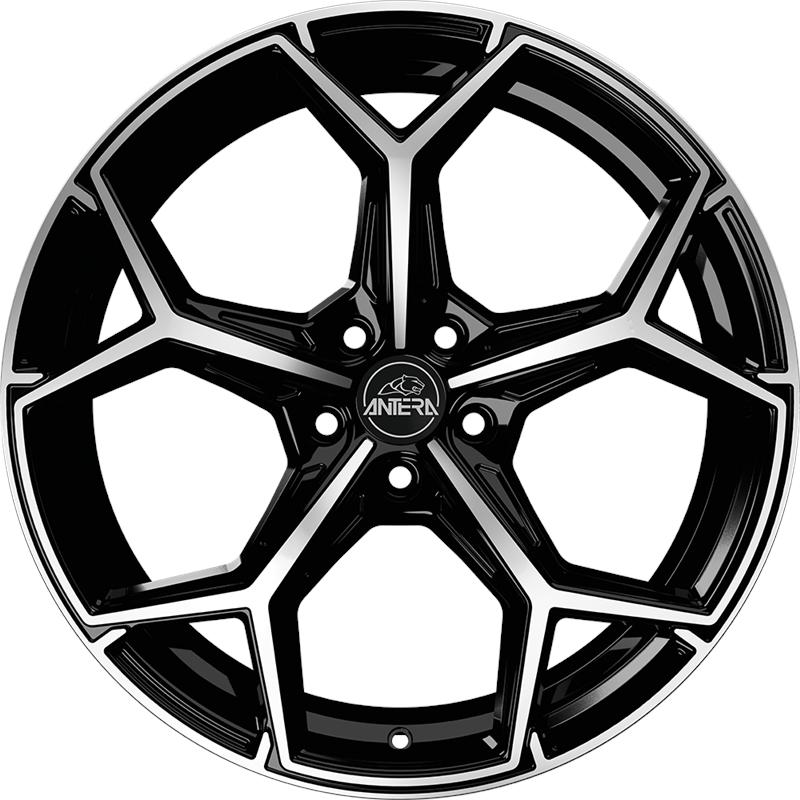 Cerchio ANTERA A101 Piano Black Diamond 5 fori 20\" 8.5X20 ET40 5x114.3