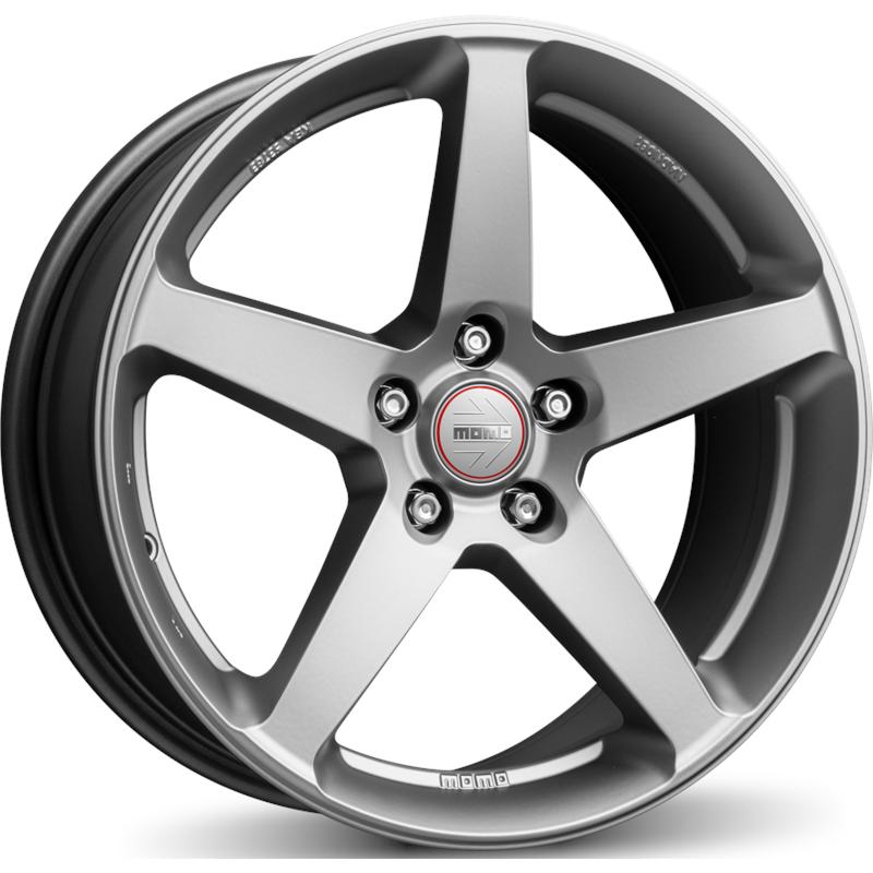 Cerchio MOMO WHEELS Five Titan Silver Opaco 5 fori 16\" 7X16 ET40 5x114.3