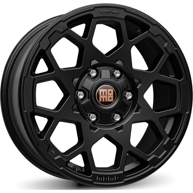 Cerchio MOMO WHEELS Heavy Duty Nero Opaco 6 fori 18\" 8.5X18 ET35 6x139.7