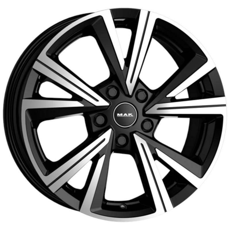 Cerchio MAK Qvarz Black Mirror 5 fori 17\" 7X17 ET33 5x114.3