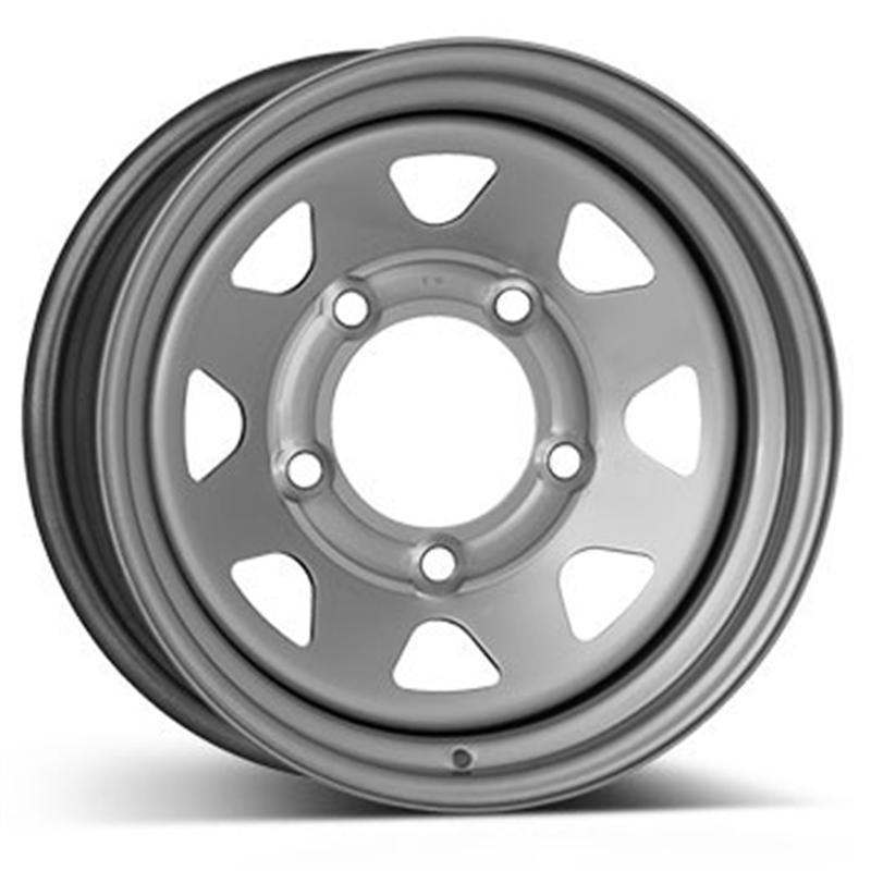 Cerchio KFZ ALCAR Steel Superpolish 6 fori 15\" 7X15 ET12 6x139.7