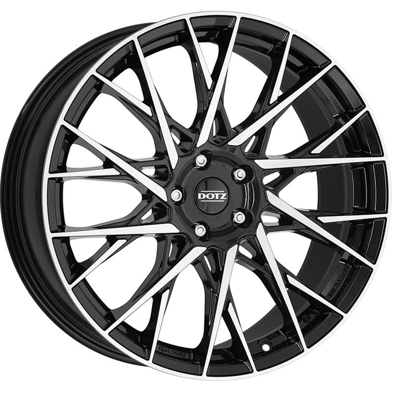 Cerchio DOTZ Fuji Black Mirror 5 fori 18\" 7.5X18 ET46 5x100