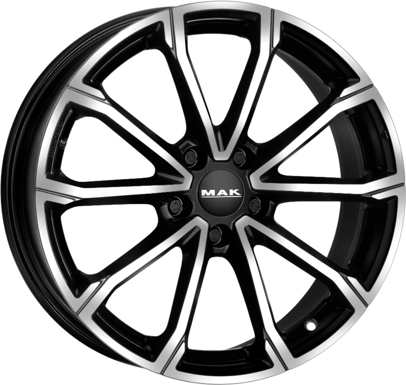 Cerchio MAK Davinci Black Mirror 5 fori 18\" 7.5X18 ET40 5x114.3