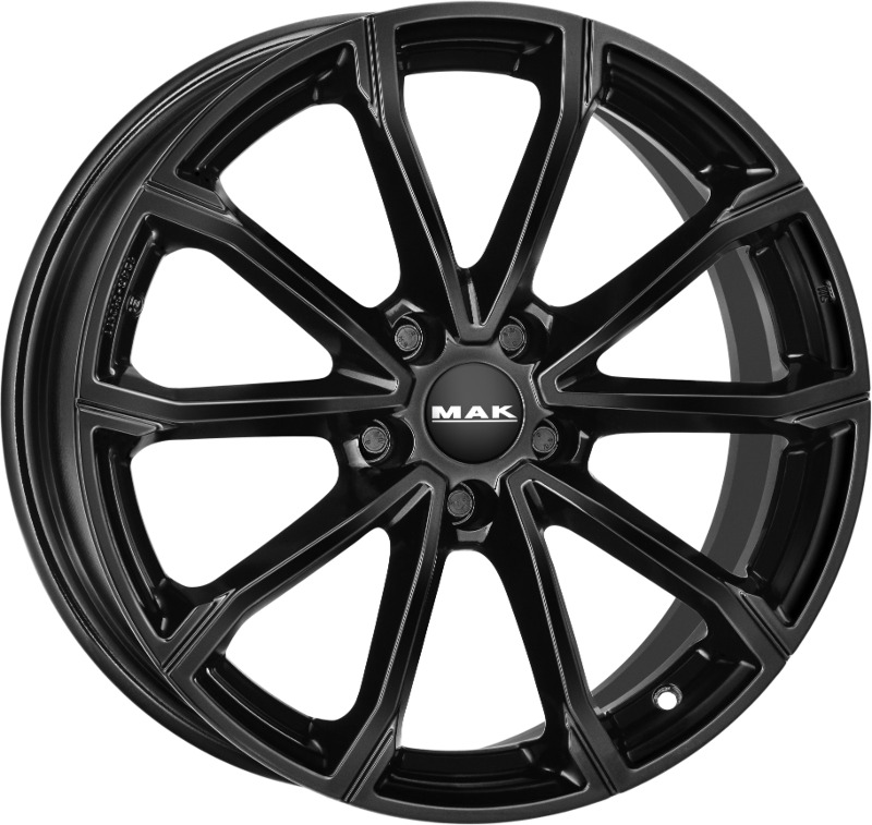 Cerchio MAK Davinci Glossy Black 5 fori 19\" 8X19 ET45 5x114.3