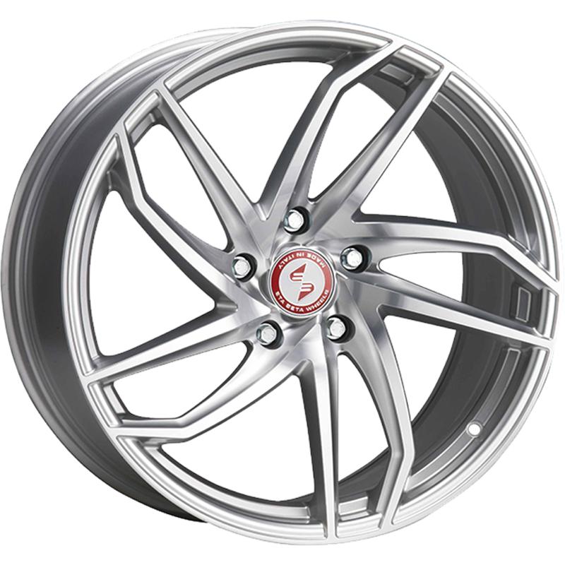 Cerchi in Lega ETA BETA Heron Silver 5 fori 20\" 8.5X20 ET45 5x112
