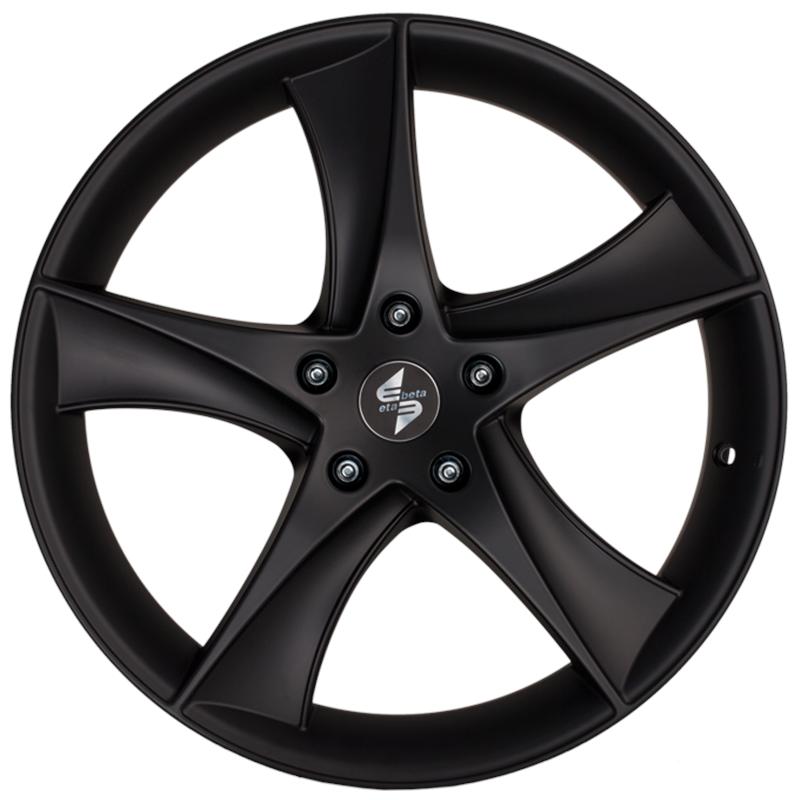 Cerchi in Lega ETA BETA Jofiel Shiny Black 5 fori 18\" 11X18 ET51 5x130