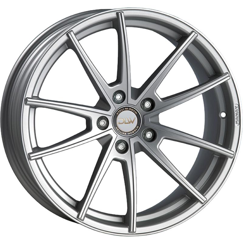 Cerchi in Lega ETA BETA ManaY-K Shiny Silver Full Polish 5 fori 19\" 9.5X19 ET25 5x112
