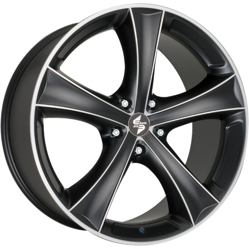 Cerchio ETA BETA Tettsut Matt Black Full Polish 5 fori 18\" 8X18 ET40 5x114.3