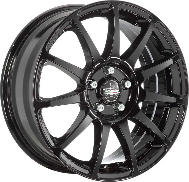Cerchio ARCASTING Excalibur Glossy Black 4 fori 17\" 7X17 ET30 4x98