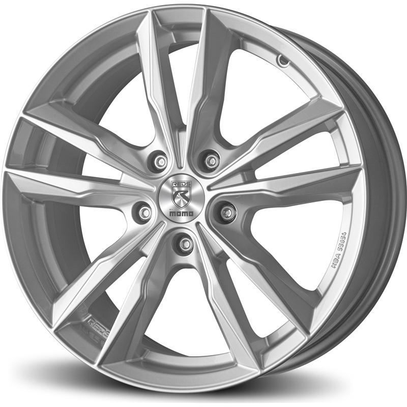 Cerchio MOMO WHEELS Reds Fast Argento Lucido 5 fori 16\" 6.5X16 ET40 5x114.3