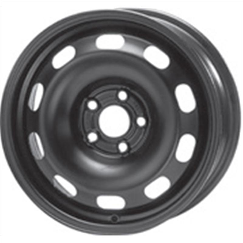 Cerchi in Lega MW GIANETTI RUOTE Steel Nero 5 fori 15\" 6X15 ET38 5x100