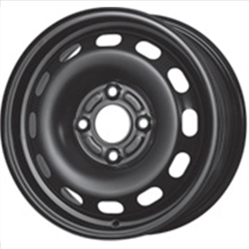 Cerchio MW GIANETTI RUOTE Steel Nero 4 fori 14\" 5.5X14 ET37.5 4x108