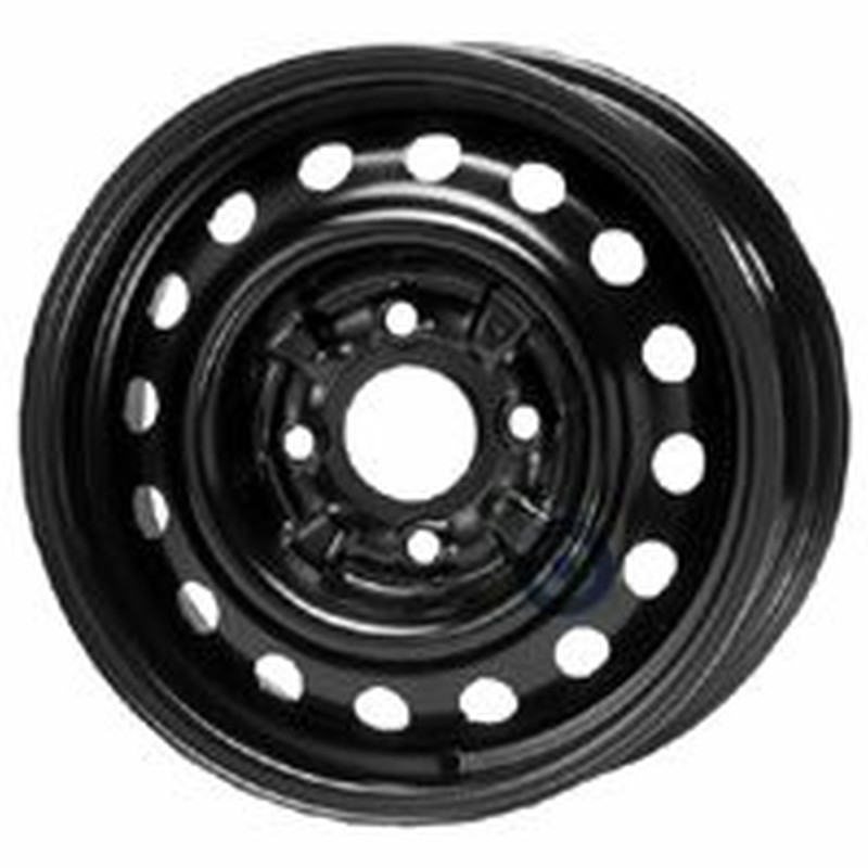 Cerchi in Lega KFZ ALCAR Steel Nero 4 fori 14\" 5X14 ET45 4x100