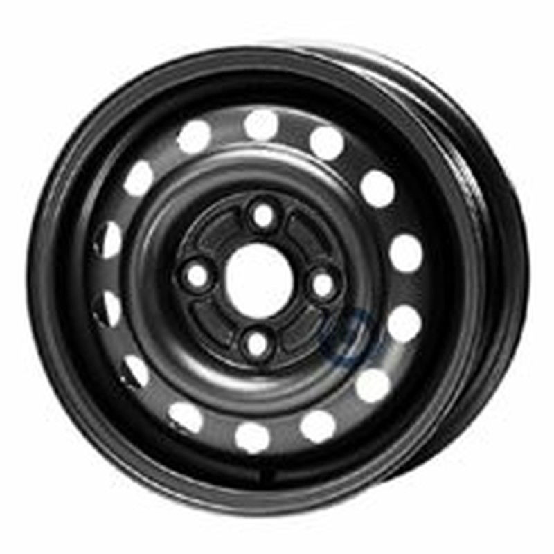 Cerchi in Lega MW GIANETTI RUOTE Steel Nero 4 fori 14\" 5.5X14 ET34 4x108