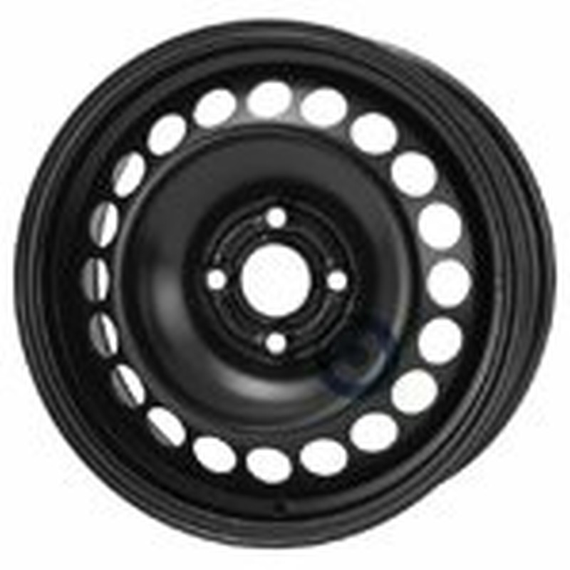 Cerchi in Lega KFZ ALCAR Steel Nero 4 fori 15\" 6X15 ET39 4x100