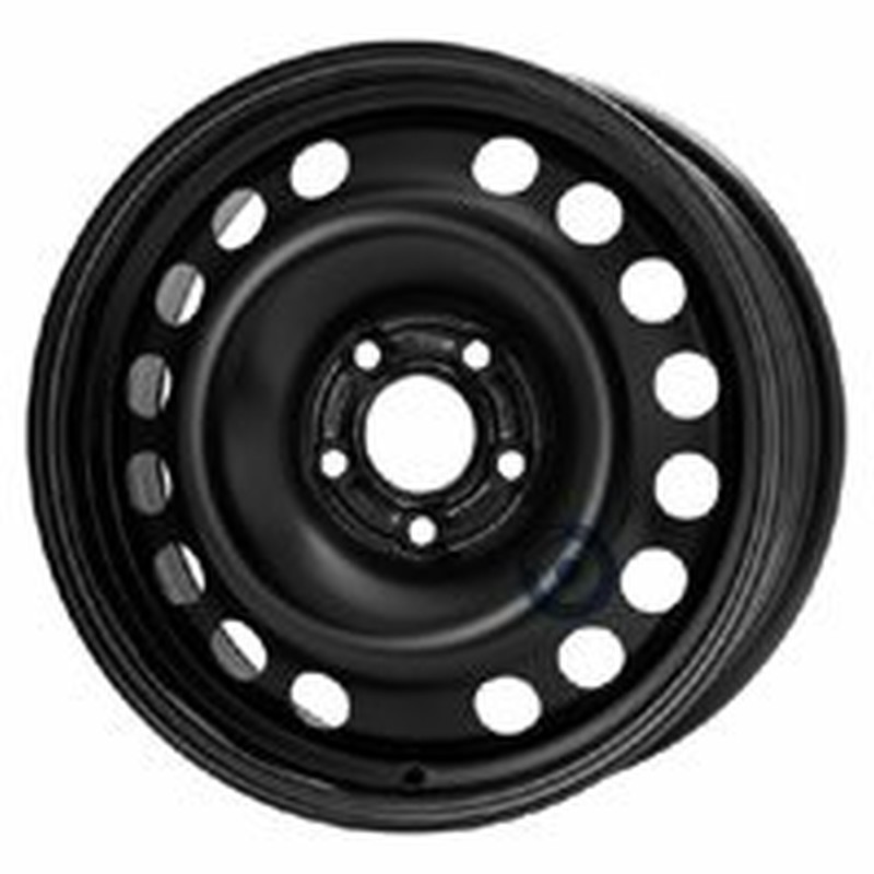 Cerchi in Lega MW GIANETTI RUOTE Steel Nero 5 fori 16\" 6.5X16 ET37 5x110