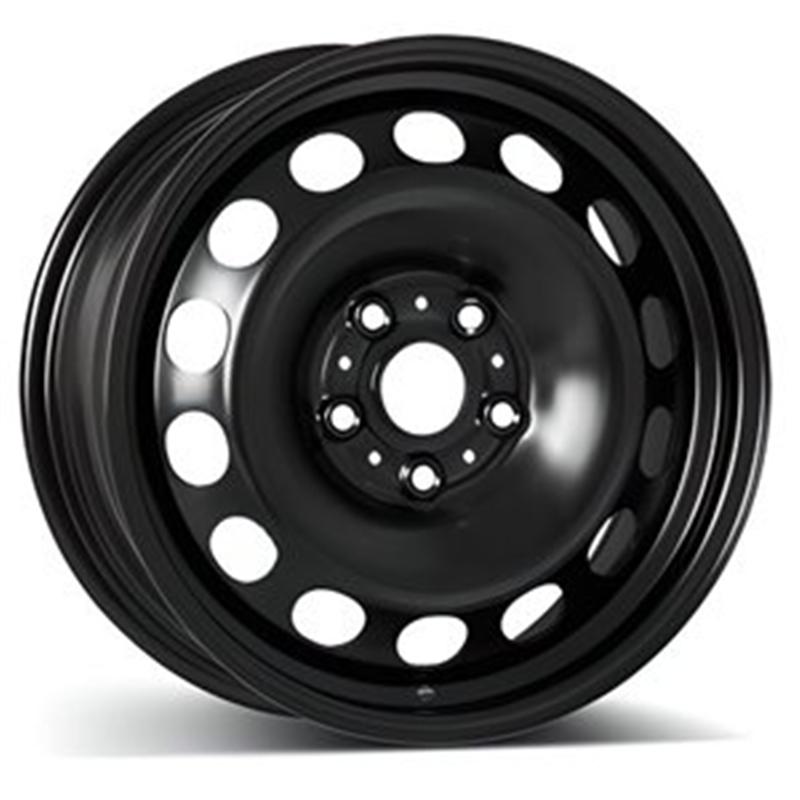 Cerchi in Lega MW GIANETTI RUOTE Steel Nero 5 fori 16\" 6.5X16 ET46 5x112