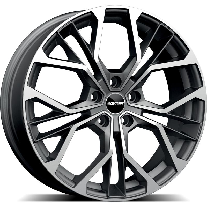 Cerchio GMP Matisse Matt Anthracite Diamond 5 fori 18\" 7.5X18 ET45 5x112