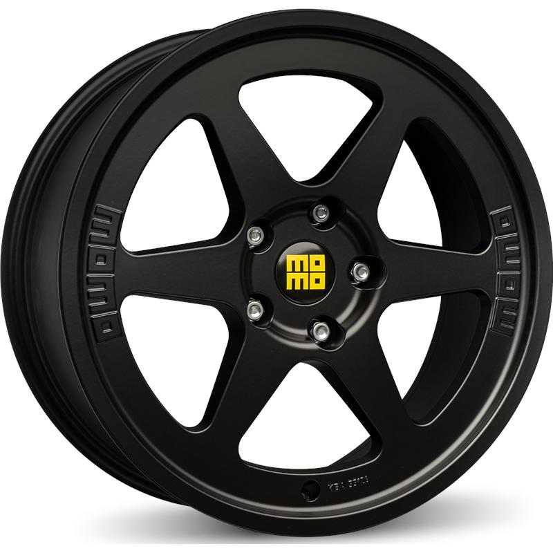 Cerchio MOMO WHEELS Heritage 6 Nero Opaco 5 fori 18\" 8X18 ET40 5x114.3