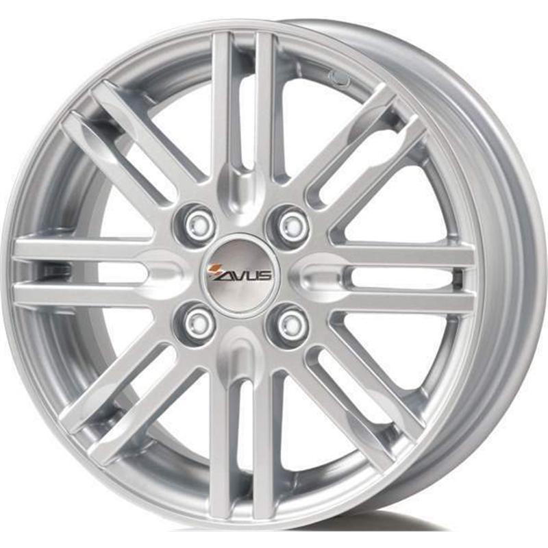 Cerchio AVUS Koala Hyper Silver 4 fori 13\" 5X13 ET35 4x100