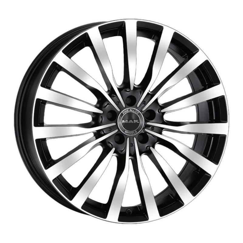Cerchi in Lega MAK Krone Black Mirror 5 fori 20\" 9.5X20 ET22 5x112