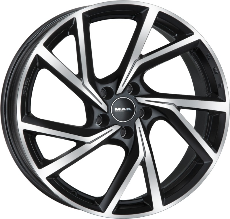 Cerchio MAK Kassel Black Mirror 5 fori 17\" 7X17 ET35 5x114.3