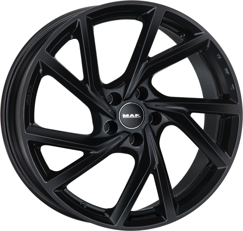 Cerchio MAK Kassel Glossy Black 5 fori 17\" 7X17 ET35 5x114.3