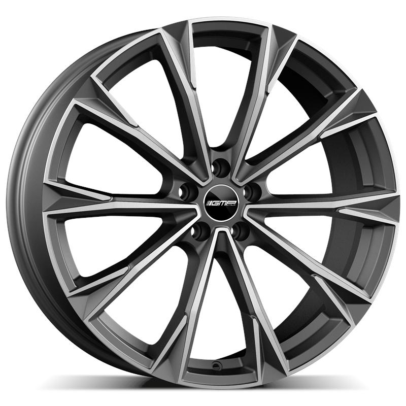 Cerchio GMP Totale Matt Anthracite Diamond 5 fori 20\" 8.5X20 ET45 5x114.3