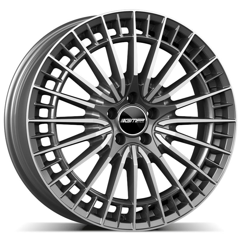 Cerchio GMP Qstar Antracite Diamantato 5 fori 19\" 8X19 ET35 5x112