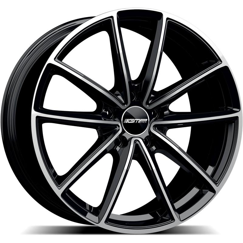 Cerchi in Lega GMP Titan Black Diamond 5 fori 21\" 9.5X21 ET26 5x112