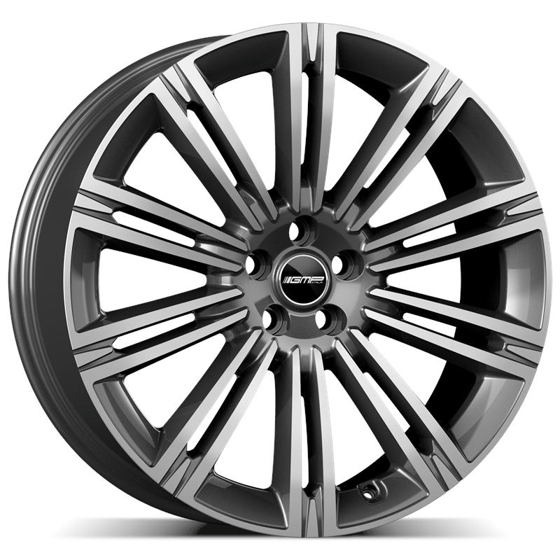 Cerchio GMP Experience Antracite Diamantato 5 fori 23\" 9.5X23 ET40 5x120