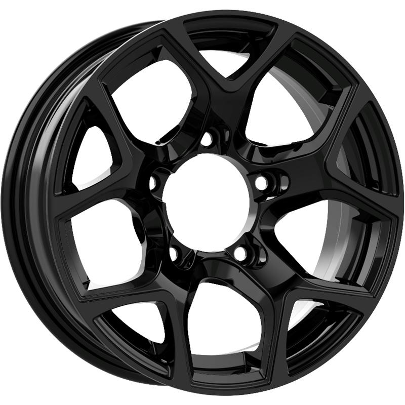 Cerchio GMP Sj15 Glossy Black 5 fori 15\" 5.5X15 ET5 5x139.7