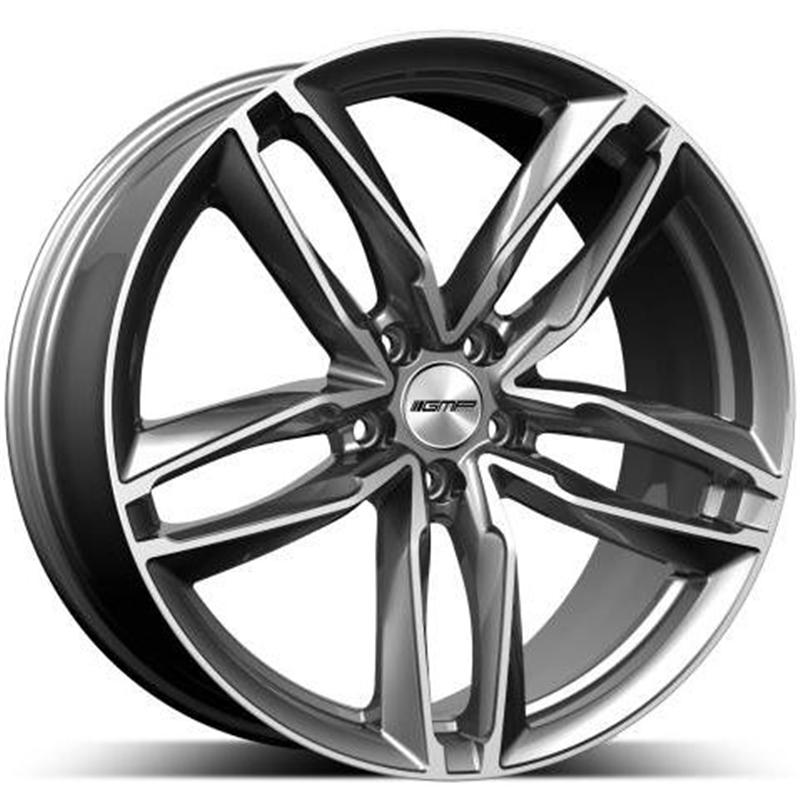 Cerchio GMP Atom Antracite Diamantato 5 fori 18\" 8X18 ET25 5x112