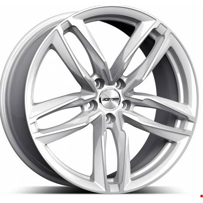 Cerchio GMP Atom Silver 5 fori 21\" 10X21 ET19 5x112