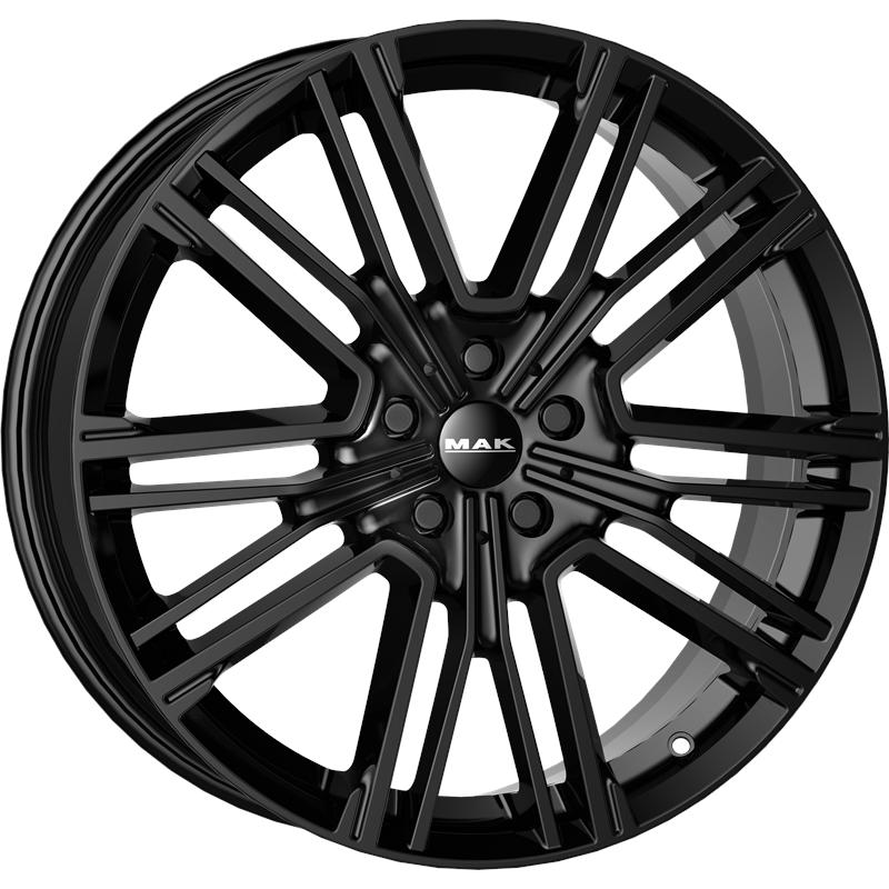 Cerchi in Lega MAK Kult Glossy Black 5 fori 20\" 8X20 ET25 5x112