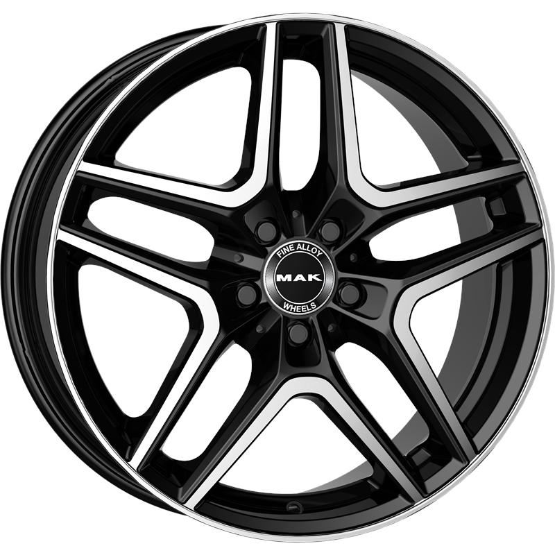 Cerchio MAK Aurum Black Mirror 5 fori 19\" 8X19 ET40 5x112