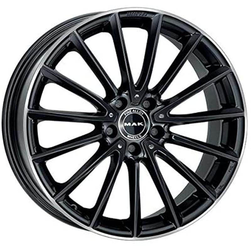 Cerchio MAK Komet Gloss Black Mirror Ring 5 fori 18\" 9X18 ET33 5x112