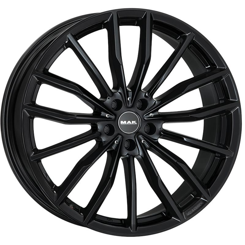 Cerchi in Lega MAK Rapp Glossy Black 5 fori 20\" 9X20 ET35 5x112