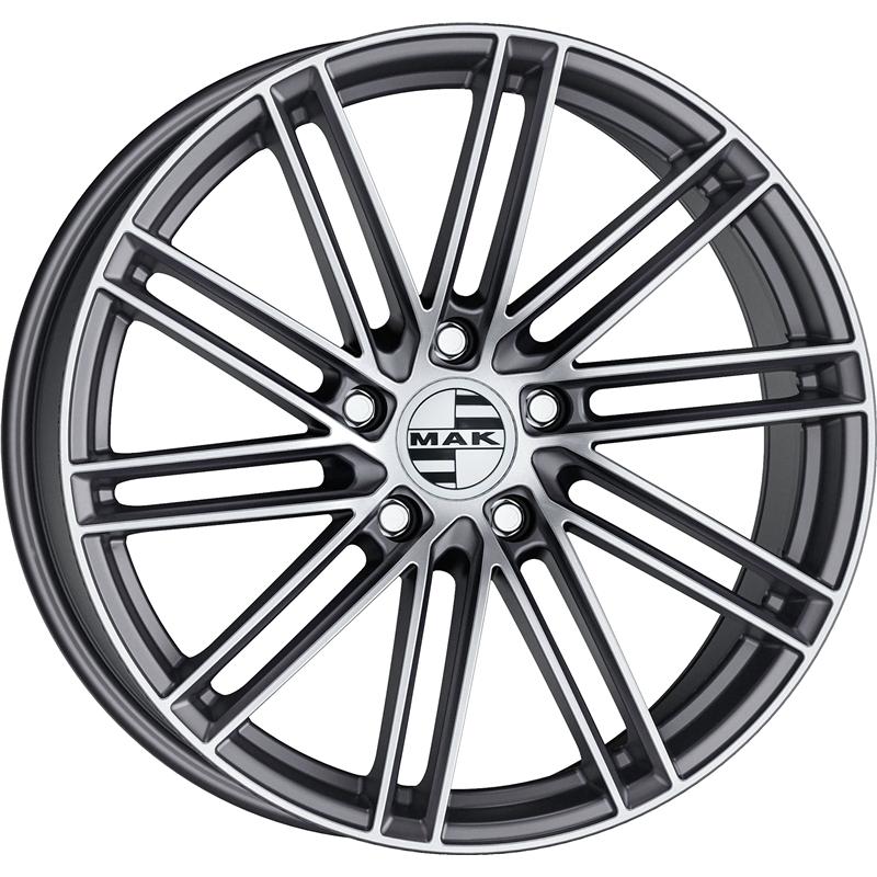 Cerchio MAK Leipzig Gun Metallic Mirror 5 fori 20\" 9X20 ET26 5x112